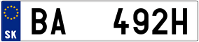 Truck License Plate